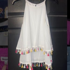 Pompom tank top
